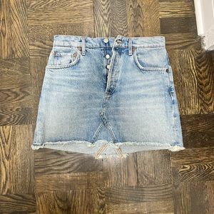 AGOLDE Mini Jean Skirt
